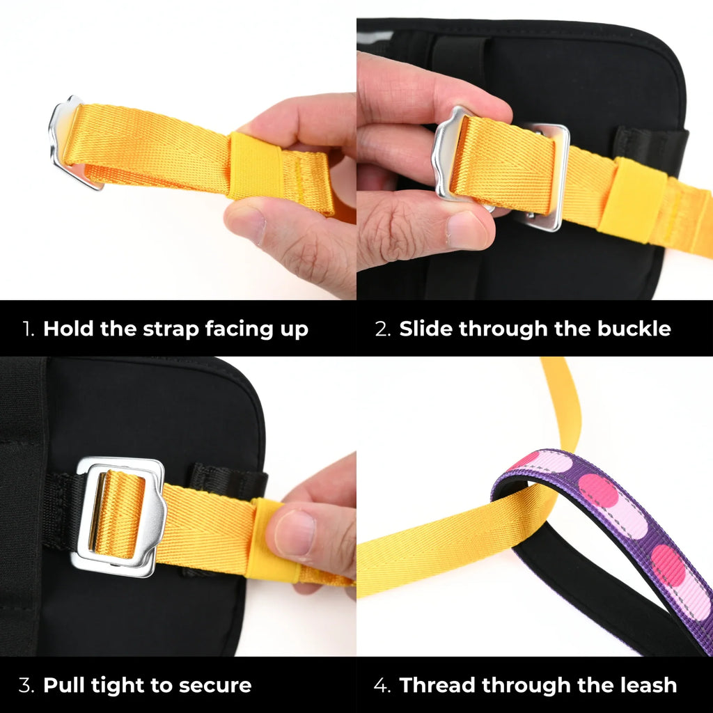 Hands-Free Dog Running Belt | Pace’n Paws Runner Belt yellow / X/XL
